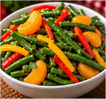 Chilled Ginger Green Beans