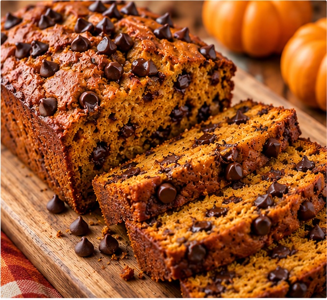 Chocolate Chip Pumpkin Bread