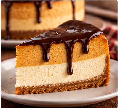 Two-layer Cheesecake with Magic Shell