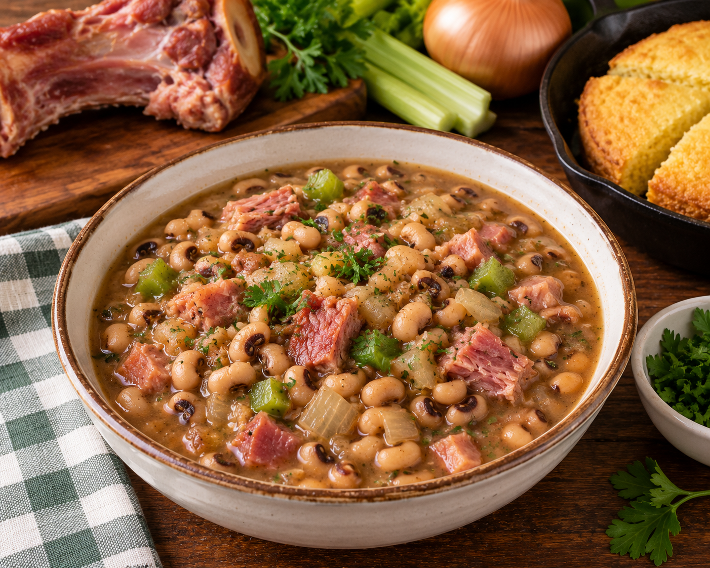 Ham Bone Black-Eyed Peas