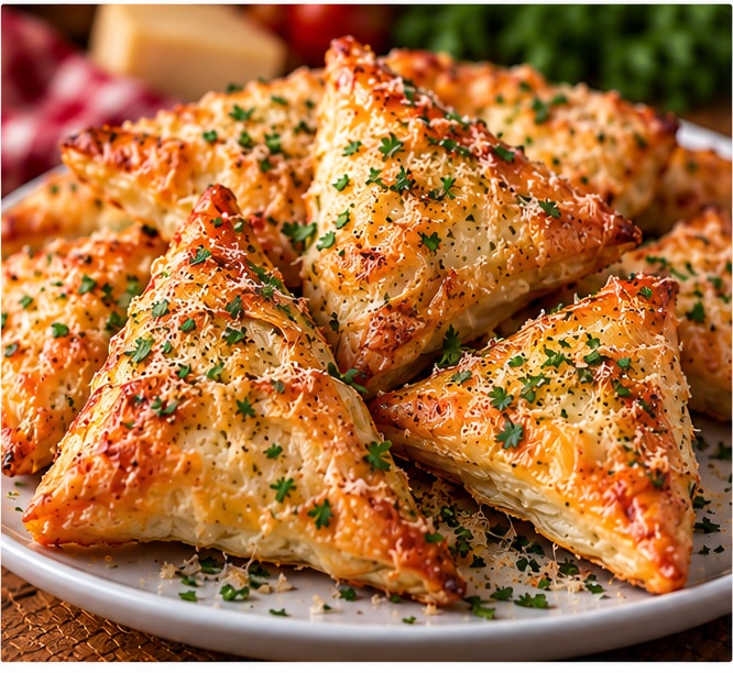 Parmesan Triangles