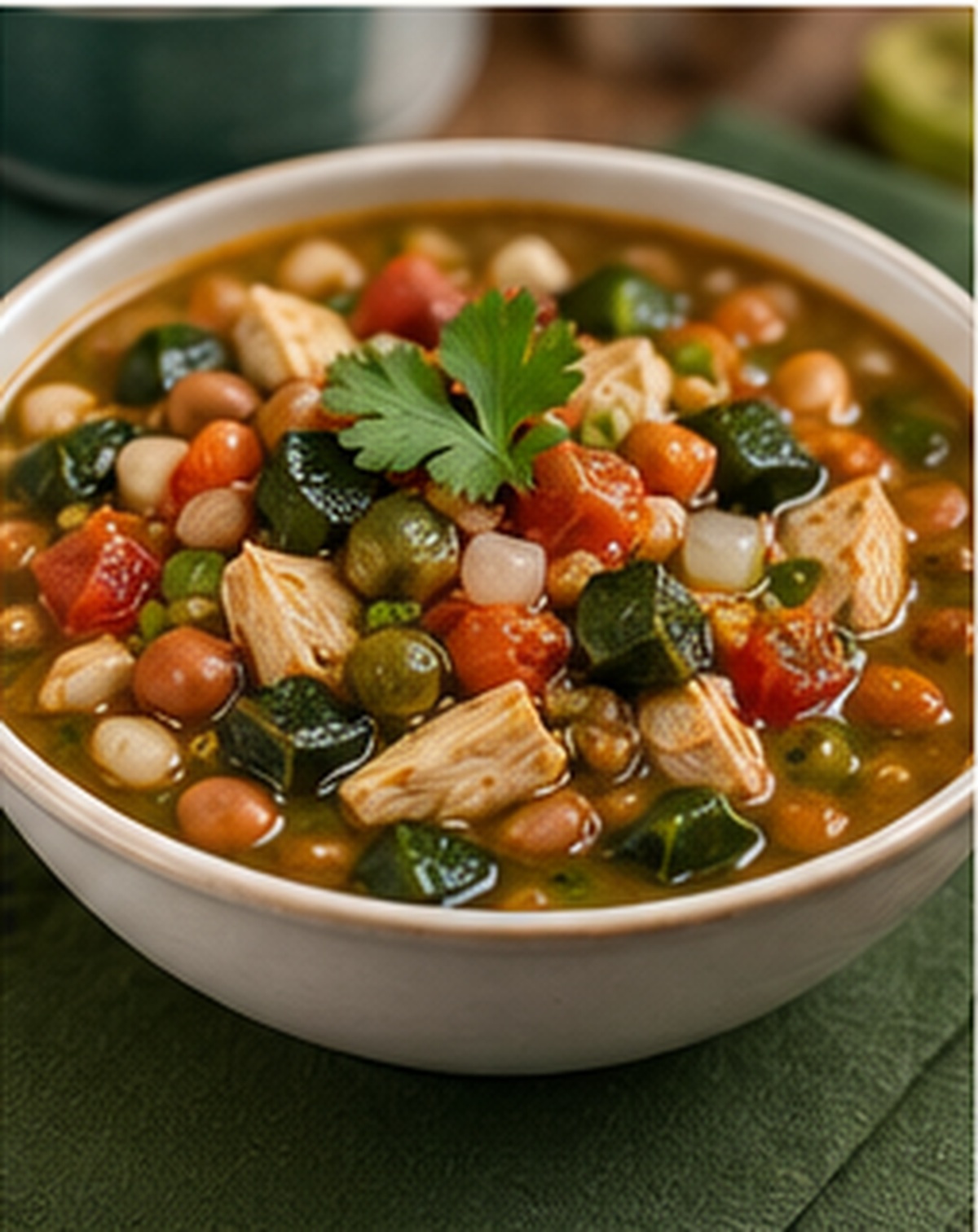Poblano Chicken Chili