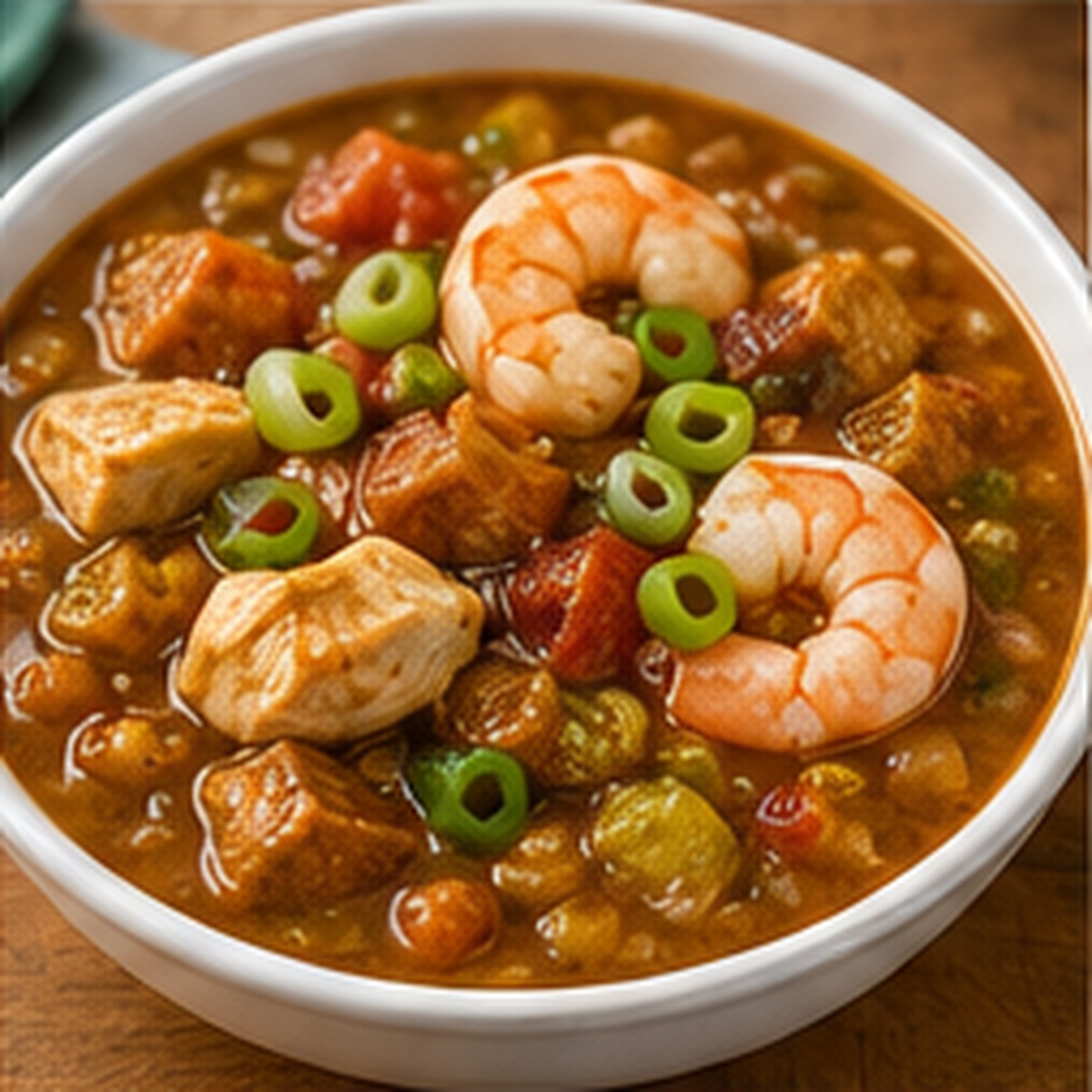 Shrimp And Chicken Gumbo